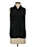 Who What Wear 100% Polyester Black Sleeveless Blouse Size S - photo 1