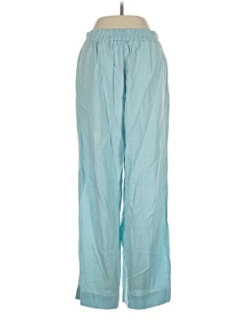 Madewell Pull-On Straight Crop Pants in Linen Blend (view 2)