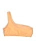 No Boundaries Solid Orange Swimsuit Top Size XL - photo 2