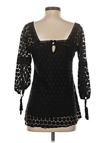 Solitaire 3/4 Sleeve Blouse (view 2)