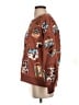 Queen of Sparkles Print Brown Pullover Sweater Size XS - photo 5