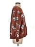 Queen of Sparkles Print Brown Pullover Sweater Size XS - photo 4