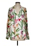 Kori America Floral Ivory Long Sleeve Blouse Size S - photo 1