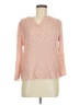Daniel Rainn 100% Rayon Orange Long Sleeve Blouse Size M (petite) - photo 1