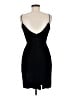 Unbranded 100% Acetate Solid Black Cocktail Dress Size 7 - photo 2