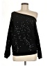 Minnie Rose Stars Black Pullover Sweater Size M - photo 1