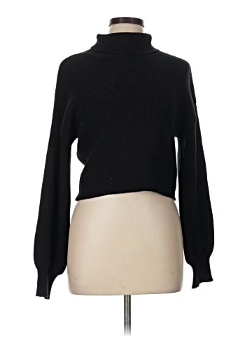 Blue Rain Turtleneck Sweater (view 1)
