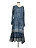 Roller Rabbit Paisley Blue Casual Dress Size M - photo 1