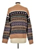 Time and Tru Print Tan Pullover Sweater Size L - photo 2