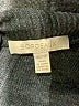 Bordeaux Solid Gray Black Turtleneck Sweater Size XS - photo 7