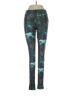 Bcg Print Teal Active Pants Size XS - photo 1