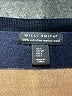Willi Smith 100% Merino Stripes Blue Wool Sweater Size S - photo 7
