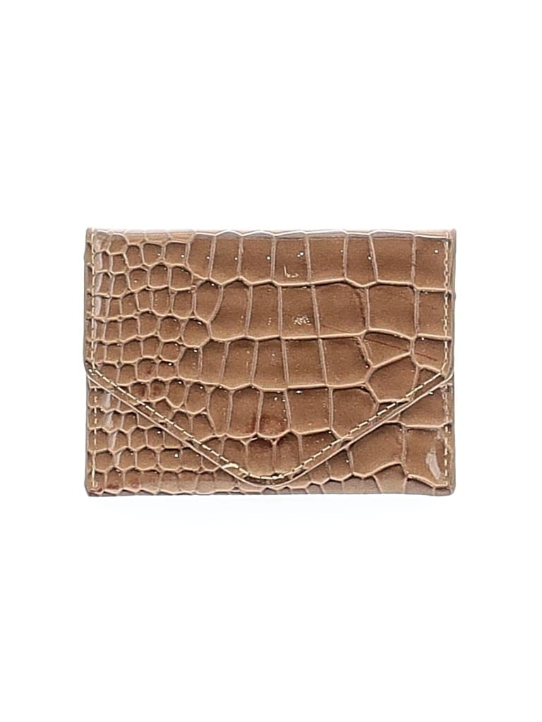 Pre-owned Unbranded Wallet In Tan