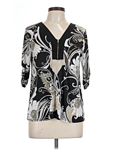 Espresso 3/4 Sleeve Blouse (view 1)