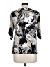 Espresso Silver 3/4 Sleeve Blouse Size L - photo 2
