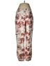 Wild Fable Floral Ivory Casual Pants Size 8 - photo 1