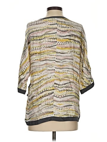 Michael Stars 3/4 Sleeve Silk Top (view 2)