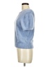 Open Edit 100% Nylon Blue Short Sleeve Turtleneck Size M - photo 5