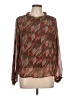 Molly Bracken 100% Polyester Brown Long Sleeve Blouse Size L - photo 1