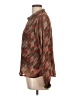 Molly Bracken 100% Polyester Brown Long Sleeve Blouse Size L - photo 5