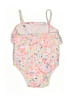 Baby Gap Floral Pink One Piece Swimsuit Size 0-3 mo - 3-6 mo - photo 2