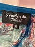 Feathers 100% Viscose Blue Sleeveless Blouse Size M - photo 7