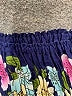 Unbranded Floral Blue Cocktail Dress Size M (estimated) - photo 7