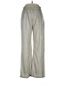 Le Lis 100% Polyester Chevron-herringbone Silver Casual Pants Size L - photo 1