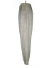 Le Lis 100% Polyester Chevron-herringbone Silver Casual Pants Size L - photo 5