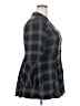 Torrid Gray 3/4 Sleeve Blouse Size 2X Plus (2) - photo 4