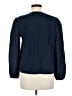 Style&Co Blue Long Sleeve Blouse Size M - photo 2