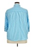 Cato Stripes Blue 3/4 Sleeve Button-Down Shirt Size 18 - photo 2