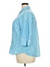 Cato Stripes Blue 3/4 Sleeve Button-Down Shirt Size 18 - photo 5