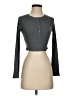 Mono b Gray Long Sleeve Top Size S - photo 1