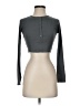 Mono b Gray Long Sleeve Top Size S - photo 1