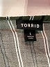 Torrid 100% Rayon Stripes Green Short Sleeve Top Size 1X Plus (1) - photo 7