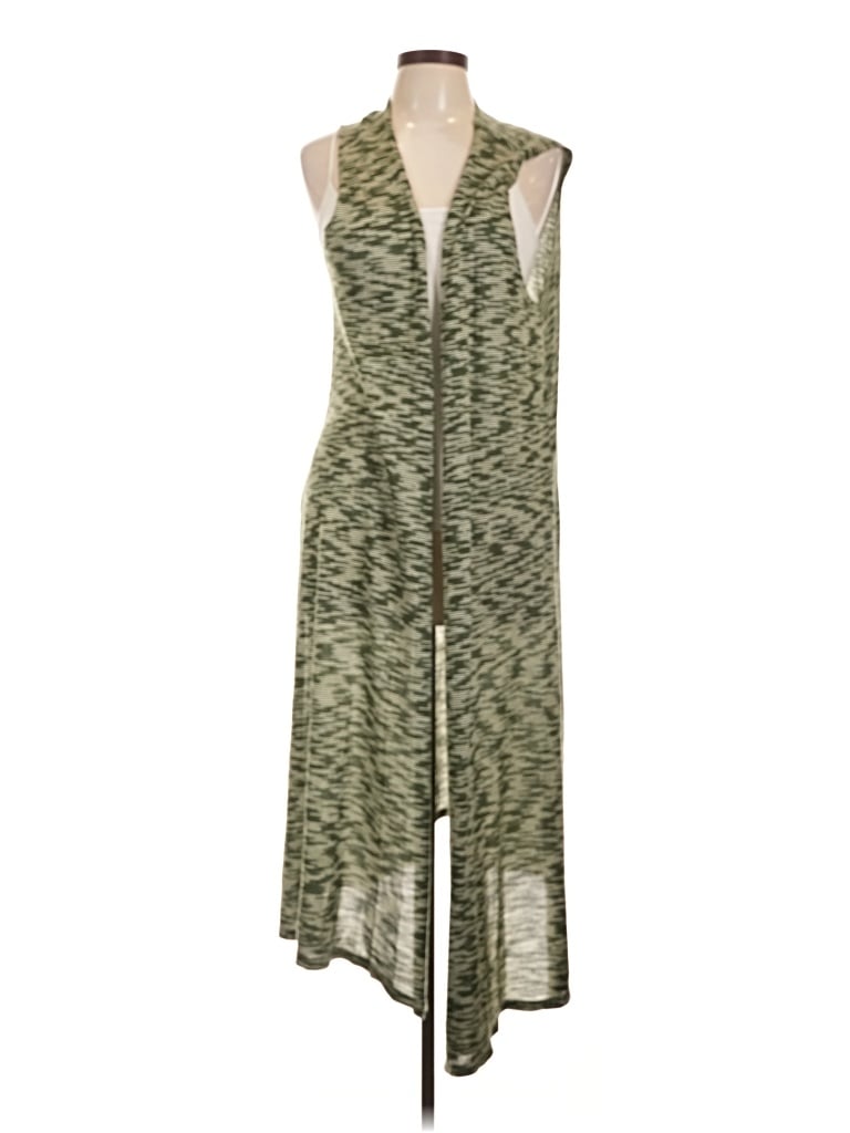 Pre-owned Lularoe Kimono In Green