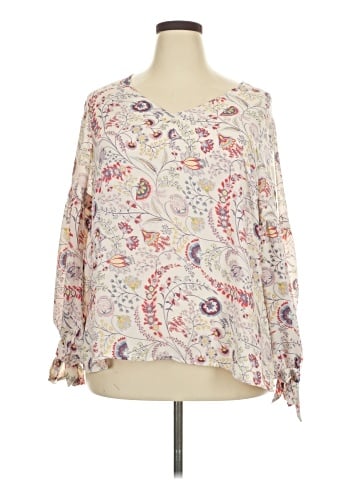 Rose + Olive 3/4 Sleeve Blouse (view 1)