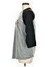 Jerzees Gray 3/4 Sleeve T-Shirt Size M - photo 5