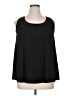 Lane Bryant Black Sleeveless Blouse Size 14 - 16 Plus - photo 1