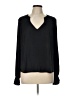 Treasure & Bond 100% Polyester Black Long Sleeve Blouse Size L - photo 1
