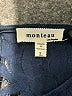 Monteau Blue Short Sleeve Blouse Size L - photo 7