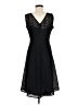 Unbranded 100% Polyester Polka Dots Black Cocktail Dress Size 8 - photo 2
