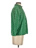 St. Roche 100% Cotton Green 3/4 Sleeve Blouse Size XS - photo 4