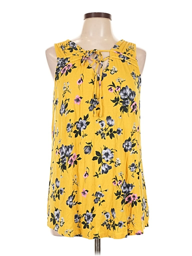 Pre-owned Torrid Sleeveless Blouse In Yellow