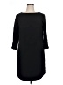 Vince. 100% Polyester Solid Black Casual Dress Size 14 - photo 1