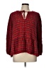 Ann Taylor LOFT Red 3/4 Sleeve Blouse Size L - photo 1