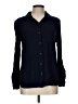 Casa Cabana 100% Rayon Blue Long Sleeve Blouse Size L - photo 1