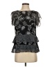 CAbi Black Short Sleeve Blouse Size XS - photo 1