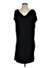 Nine West Solid Black Casual Dress Size 4 - photo 1